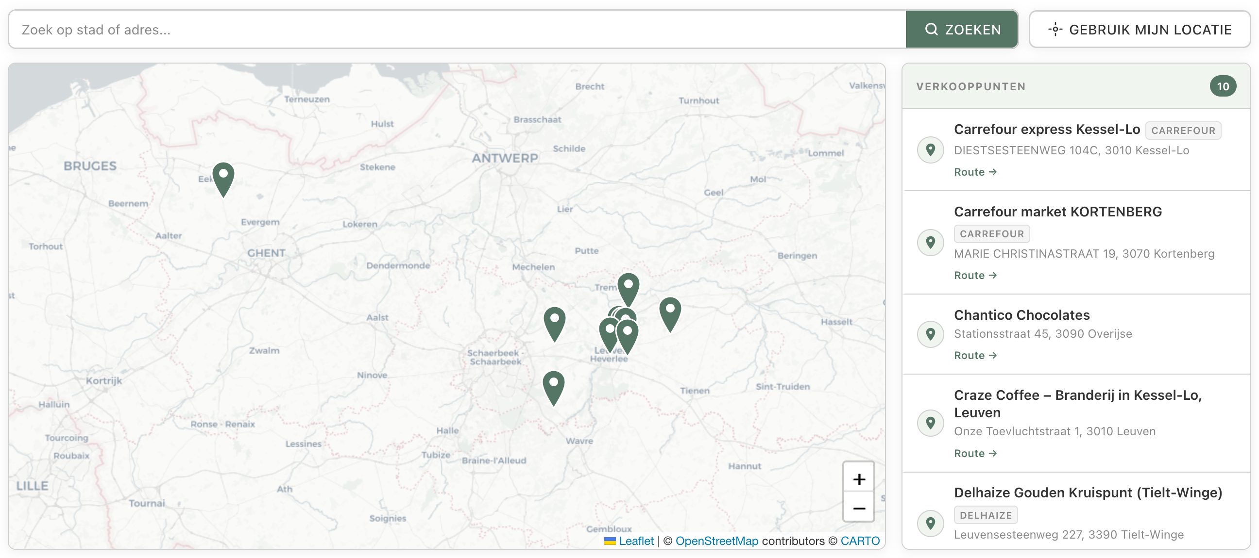 Custom WordPress Verkooppunten Plugin: Hoe Wij een Interactieve Kaart Bouwden voor Craze Coffee